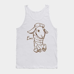 Ewe Funny Goat Tank Top